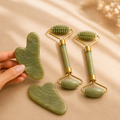 Kit Antigonfiore | Gua Sha & Jade Roller