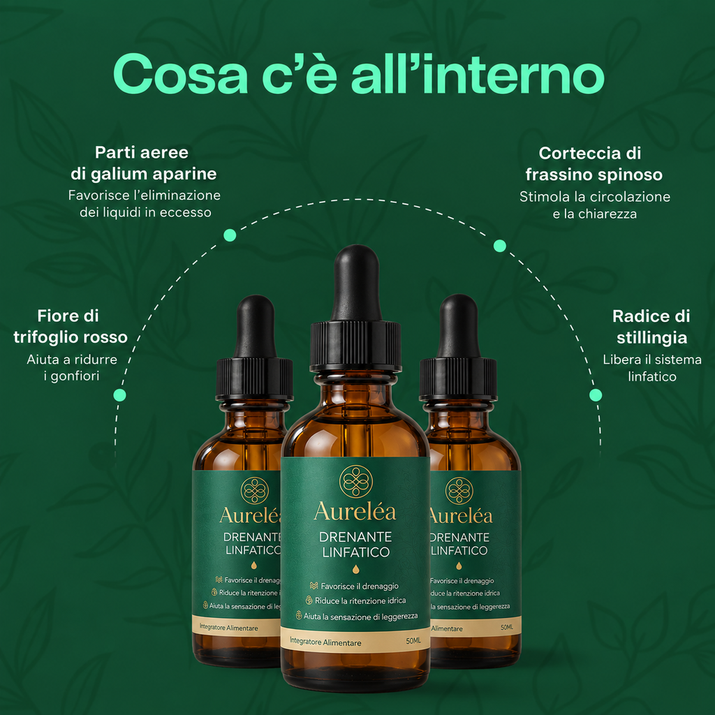 Aureléa® Gocce per il Drenaggio Linfatico
