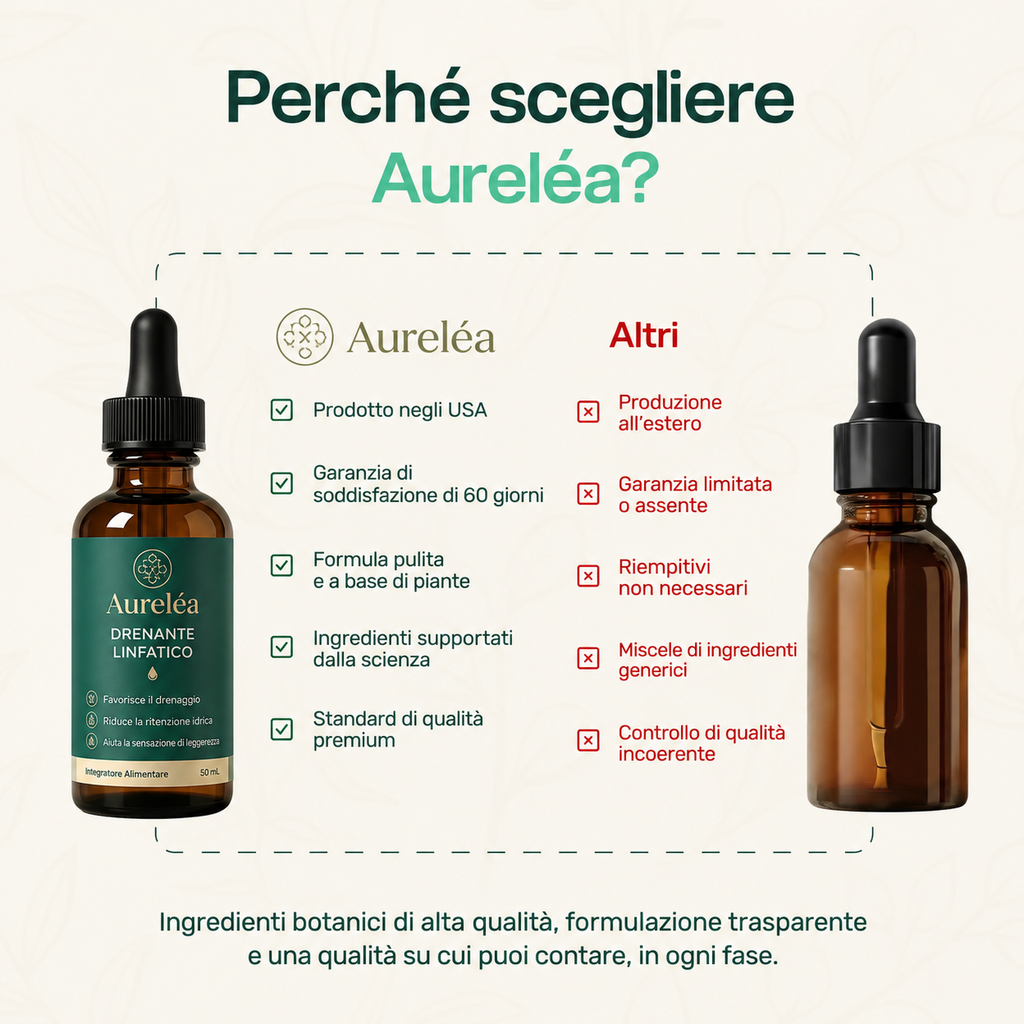 Aureléa® Gocce per il Drenaggio Linfatico